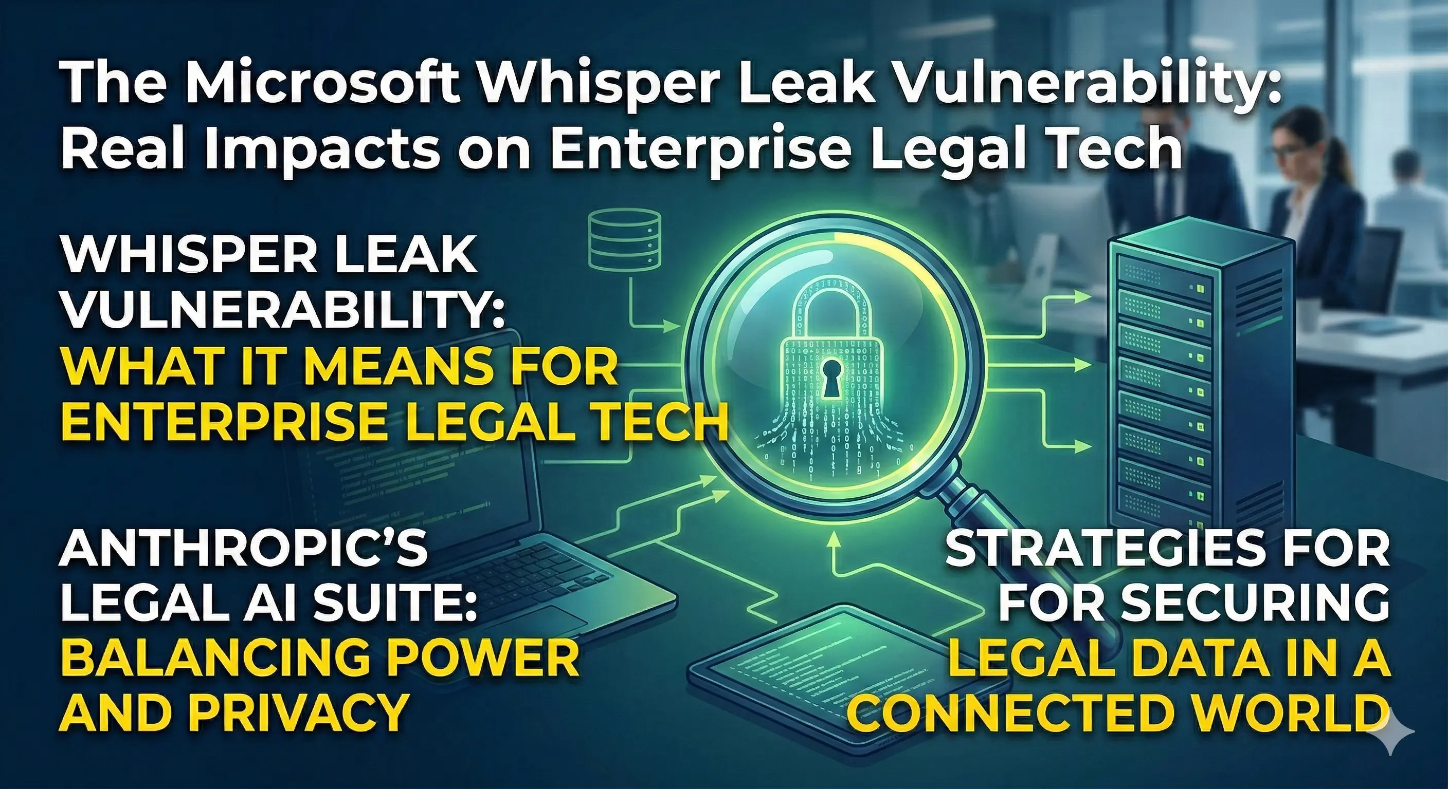 The Microsoft Whisper Leak Vulnerability: Real Impacts on Enterprise Legal Tech
